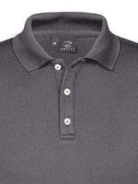 Dunkelgraues Herren Poloshirt